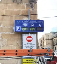 Parking signage deployment example 2